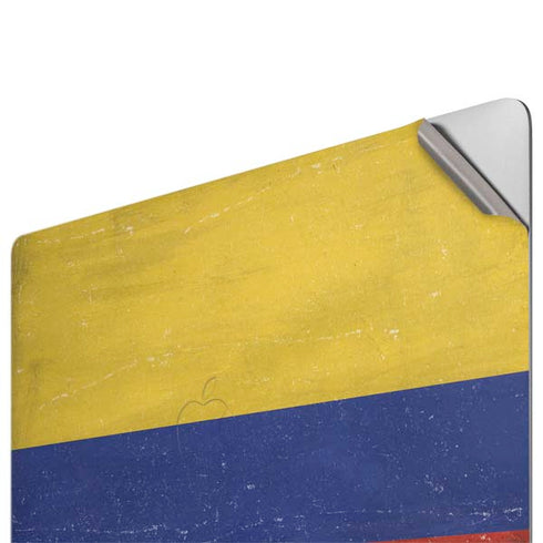 Colombia Flag Distressed Apple MacBook Pro 16-inch Skin
